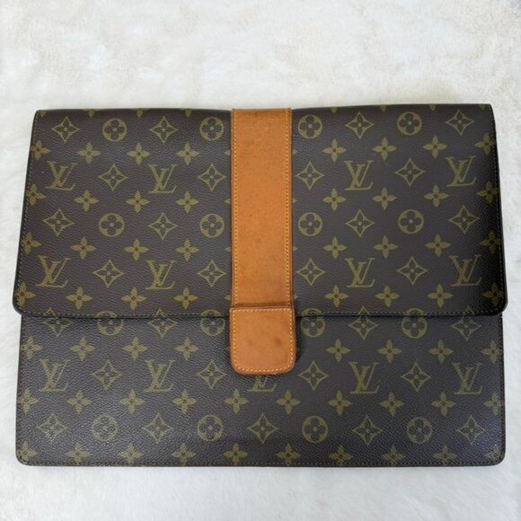 Louis Vuitton Rare Vintage Monogram Lena Portfolio Clutch - Picture 1 of 8